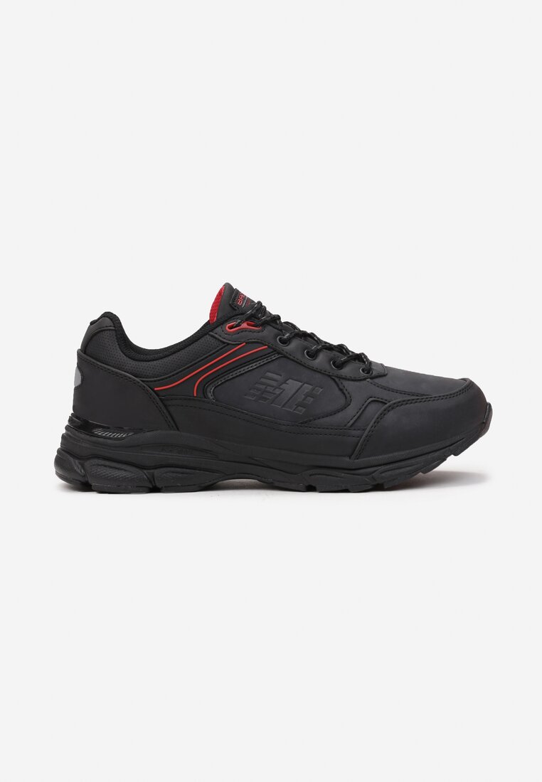 Pantofi sport Negru cu roșu bărbați-Negru imagine noua