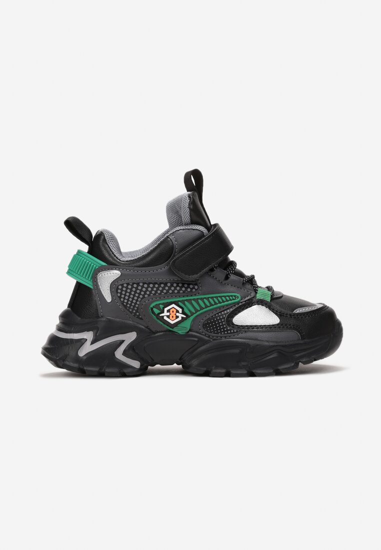 Pantofi sport Negru cu verde Pret Mic Numai Aici Încălțăminte pentru copii imagine 2022