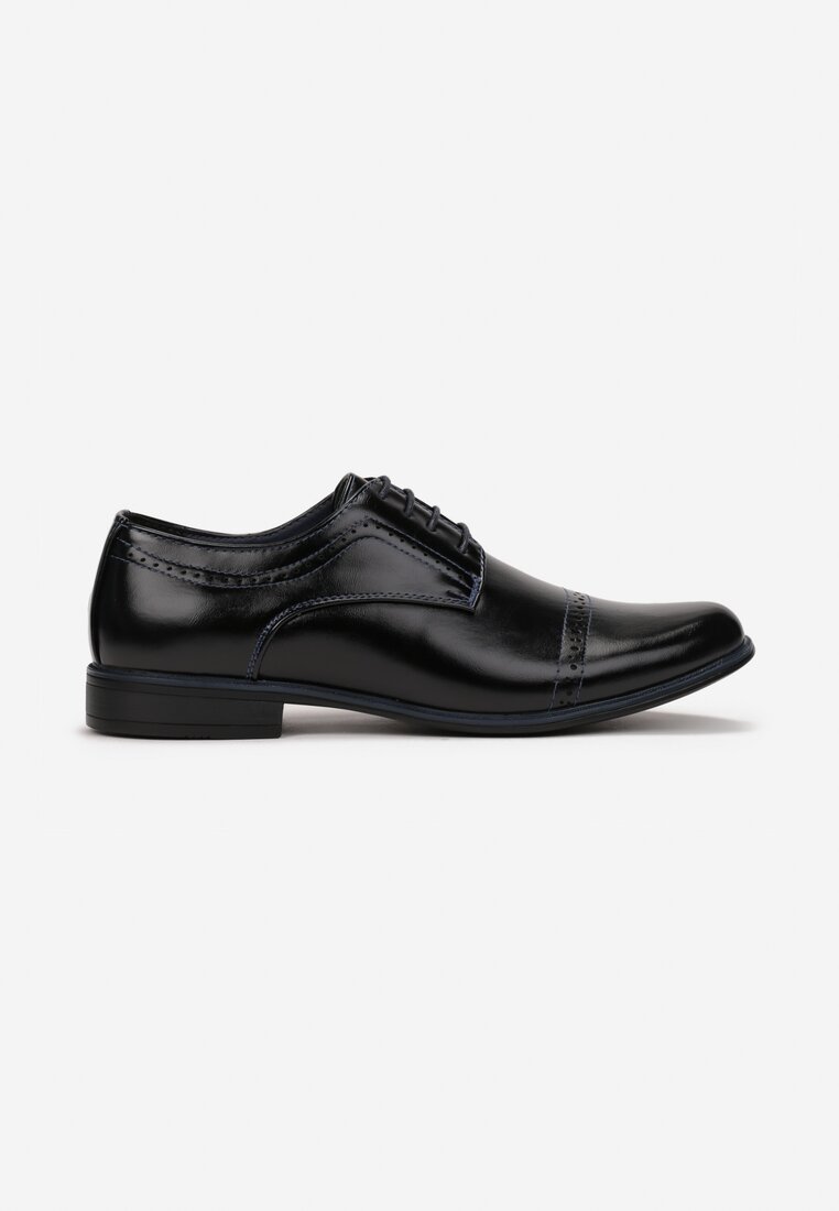 Pantofi casual Negru cu albastru Încălțăminte bărbați 2023-09-27 3