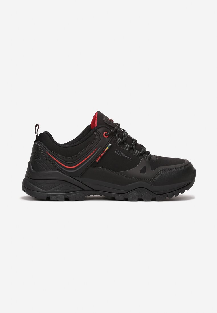 Pantofi trekking Negru cu roșu Încălțăminte bărbați 2023-09-28