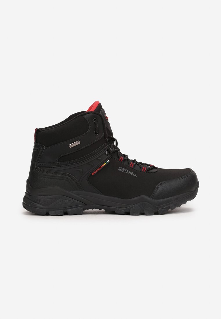 Pantofi trekking Negru cu roșu Încălțăminte bărbați 2023-09-28
