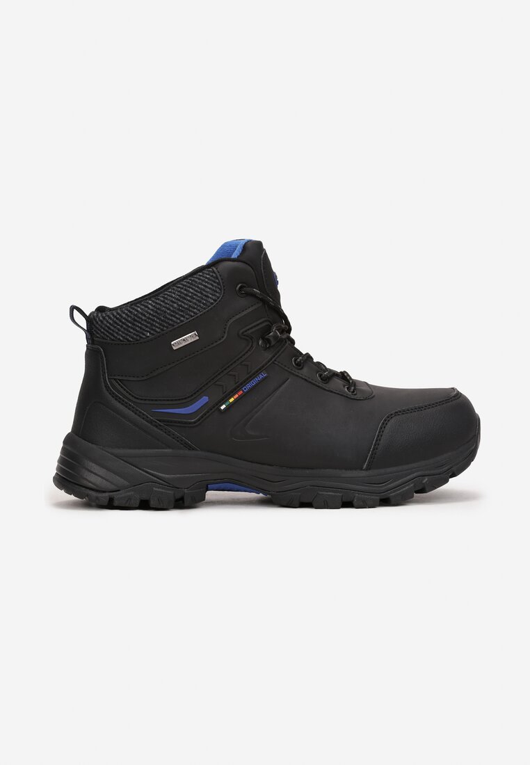 Pantofi trekking Negru cu albastru Încălțăminte bărbați 2023-09-28