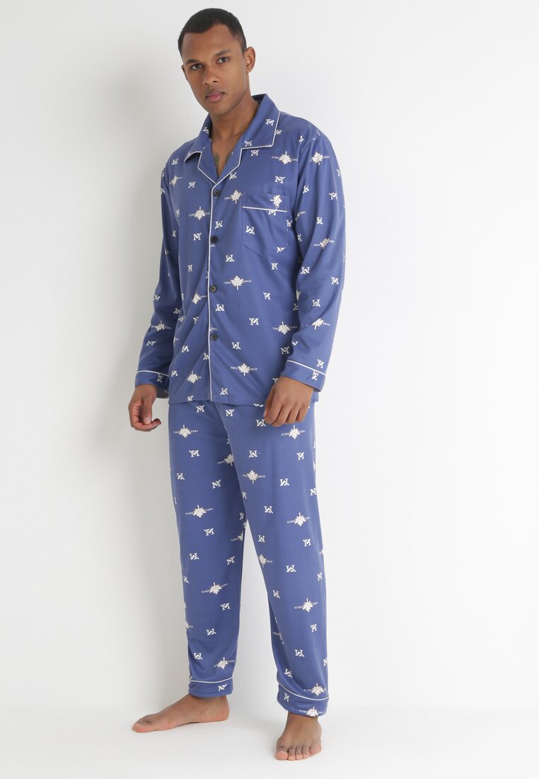 Poze Pijama Bleumarin