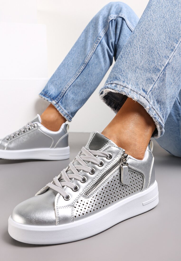 Sneakers Argintii Argintii imagine La Oferta Online