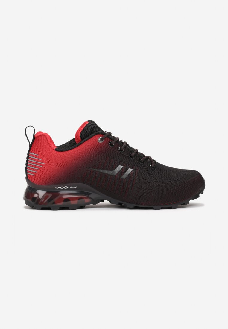 Pantofi sport Negru cu roșu bărbați-Negru
