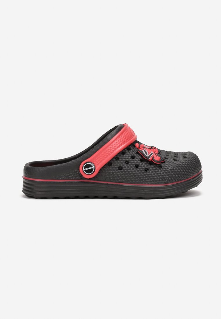 Papuci Negru cu roșu Încălțăminte pentru copii 2023-09-22