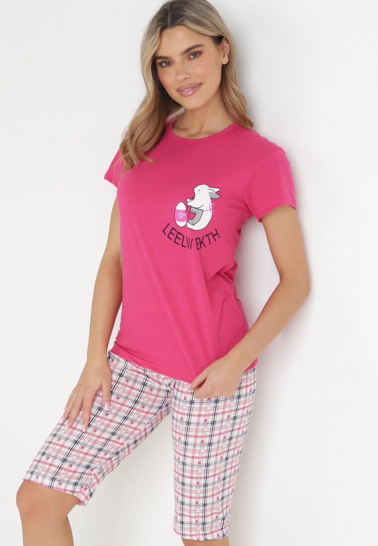 Compleu pijama Roz born2be.com.ro/ imagine noua lenjerie-femei.ro